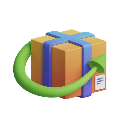 Return Delivery  3D Icon