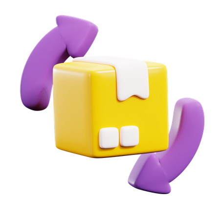 Return Delivery  3D Icon