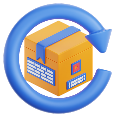 Return Delivery  3D Icon
