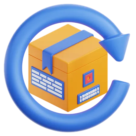 Return Delivery  3D Icon