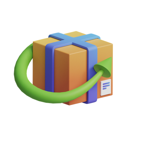 Return Delivery  3D Icon