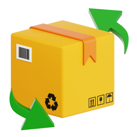 Return Delivery  3D Icon