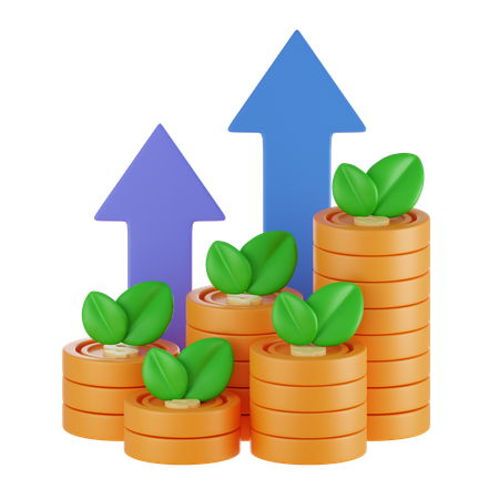 Return on Investment  3D Icon