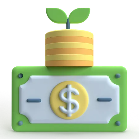 Return On Investment  3D Icon