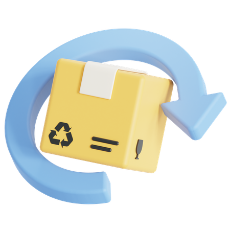 Return package  3D Icon