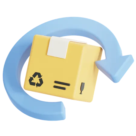 Return package  3D Icon