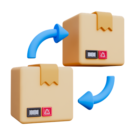 Return Package  3D Icon