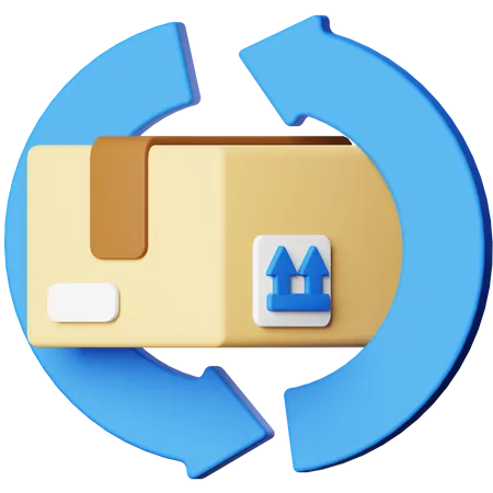 Return Package  3D Icon