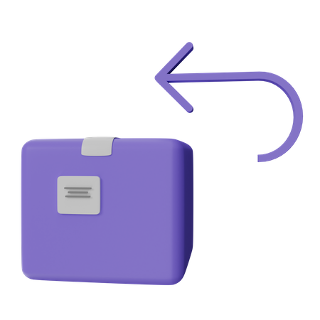 Return Parcel  3D Icon