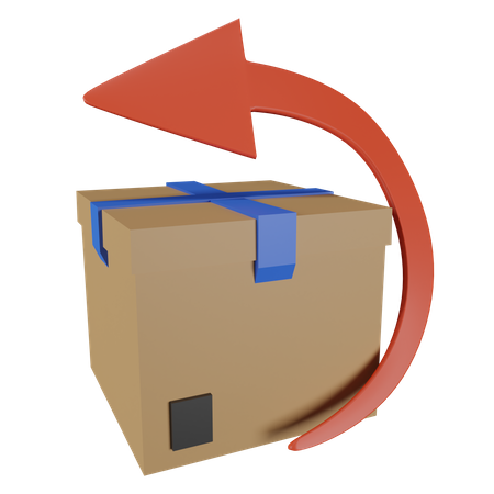 Return Parcel  3D Icon