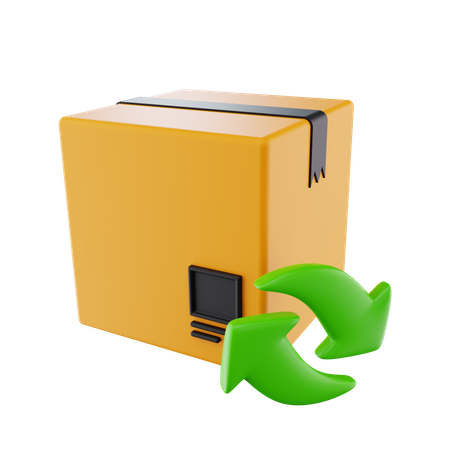 Return Parcel  3D Icon