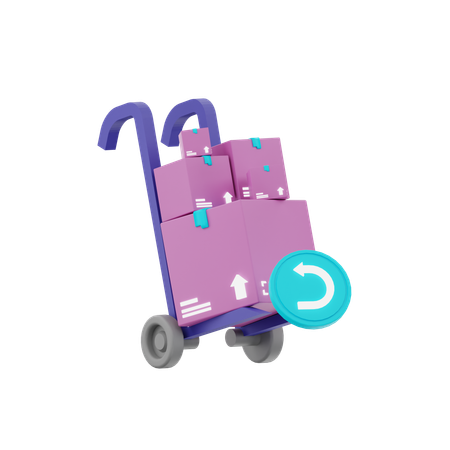 Return Parcel  3D Icon