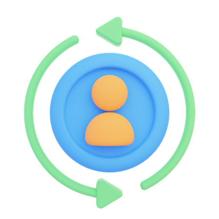 Returning Visitor  3D Icon