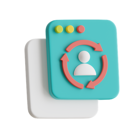 Returning Visitor  3D Icon