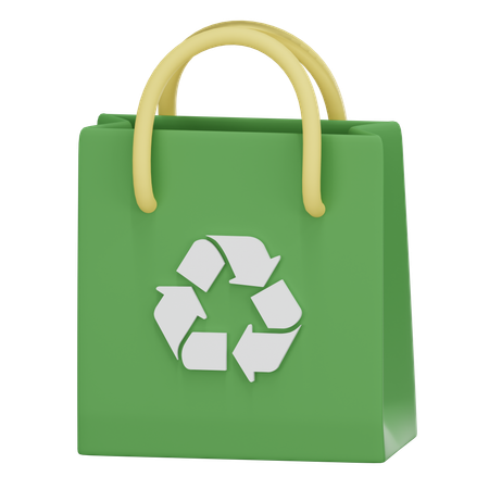 Reuasble Shopping Bag  3D Icon