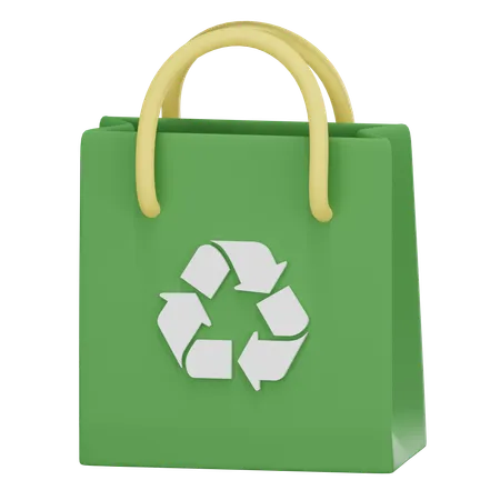 Reuasble Shopping Bag  3D Icon