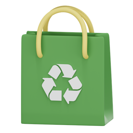 Reuasble Shopping Bag  3D Icon