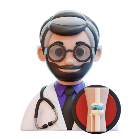 Reumatologista  3D Icon