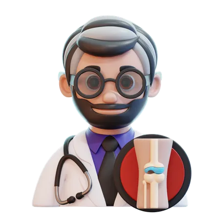 Reumatologista  3D Icon