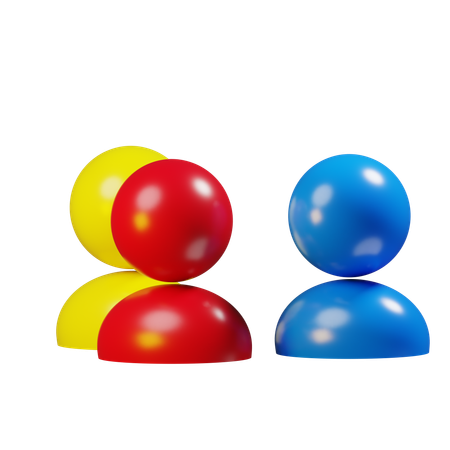 Reunião  3D Icon