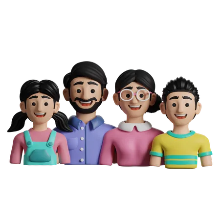 Família se reunir  3D Icon