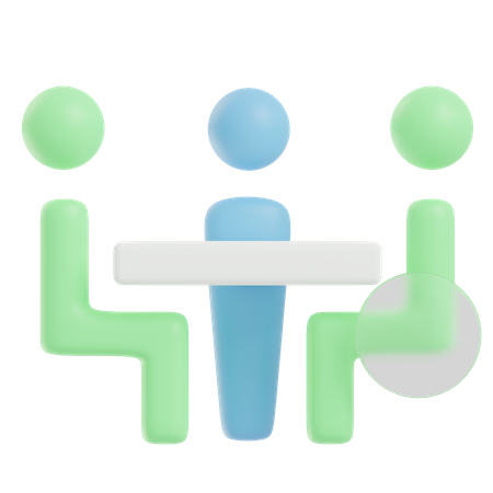 Reunião de negócios  3D Icon