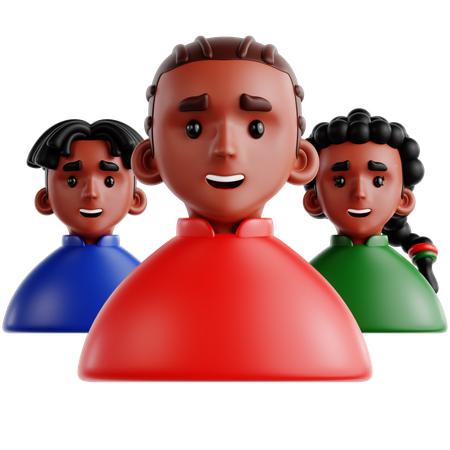 Reunión comunitaria  3D Icon