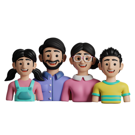 La familia se reúne  3D Icon