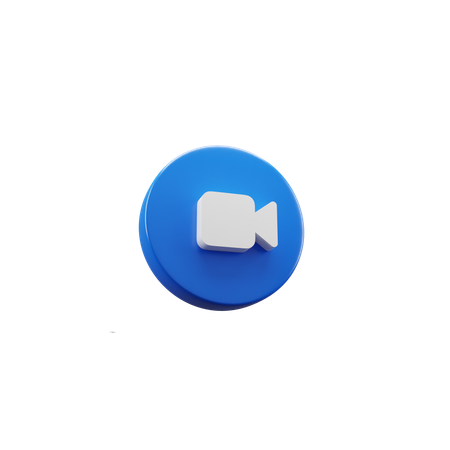 Reunión por videollamada  3D Icon