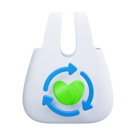 Reusable Bag  3D Icon