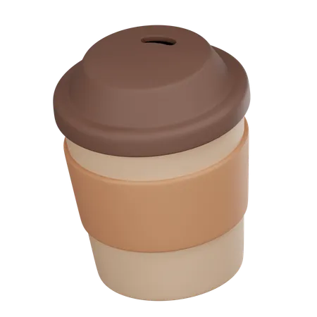 Reusable Coffee Cup  3D Icon