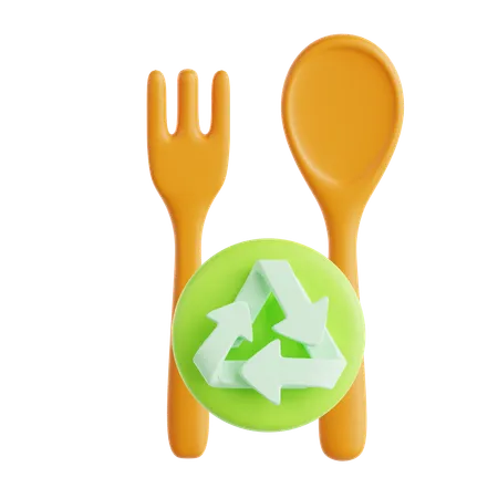 Reusable cutlery  3D Icon