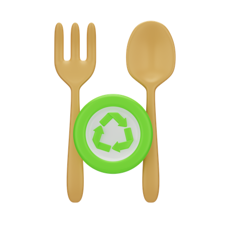 Reusable Cutlery  3D Icon
