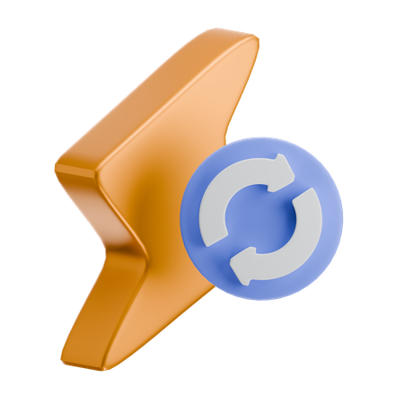 Reusable Energy  3D Icon