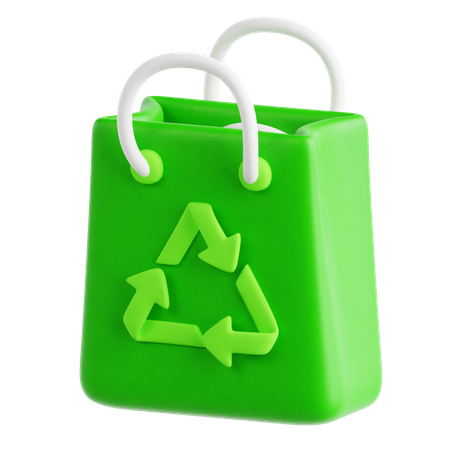 Reusable Shopping Bag  3D Icon