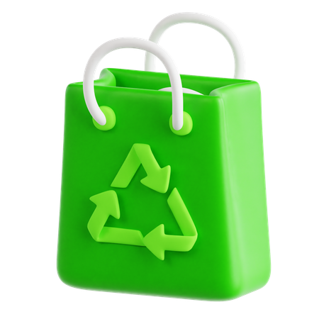 Reusable Shopping Bag  3D Icon