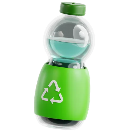재사용 가능한 물병  3D Icon