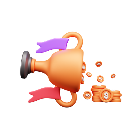 Réussite financière  3D Icon