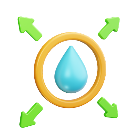 Reutilizar el agua  3D Icon