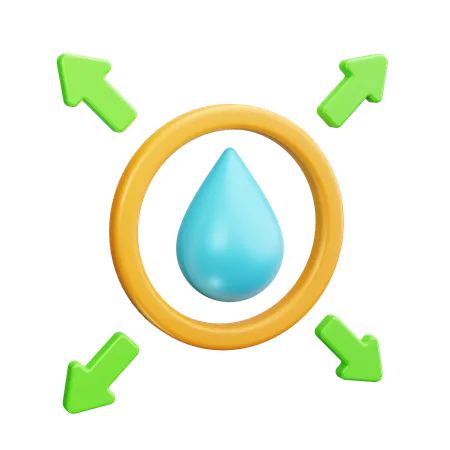 Reutilizar el agua  3D Icon