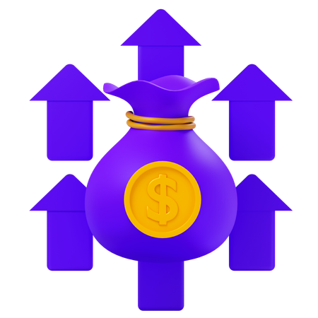 Revenu  3D Icon