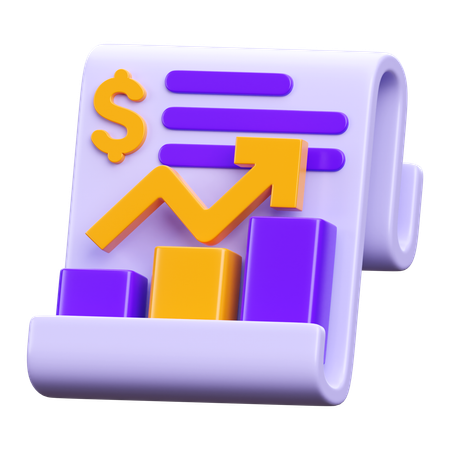 Revenu  3D Icon