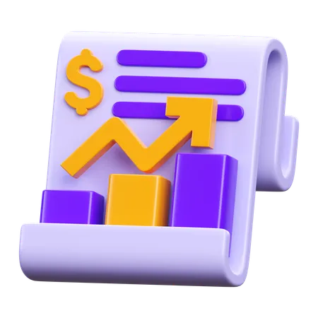 Revenu  3D Icon