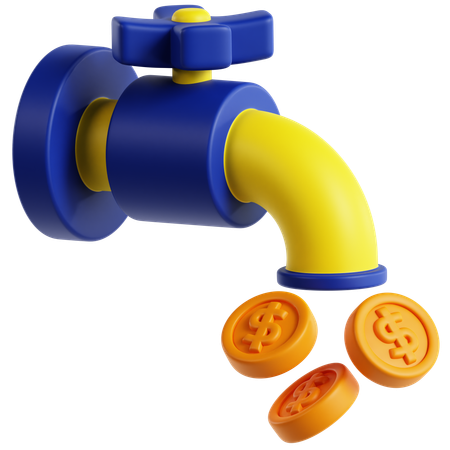 Revenu passif  3D Icon