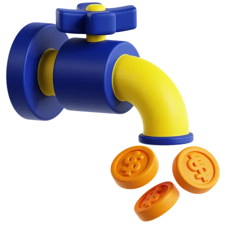 Revenu passif  3D Icon