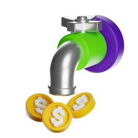 Revenu passif  3D Icon