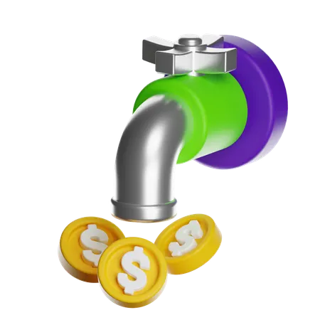 Revenu passif  3D Icon
