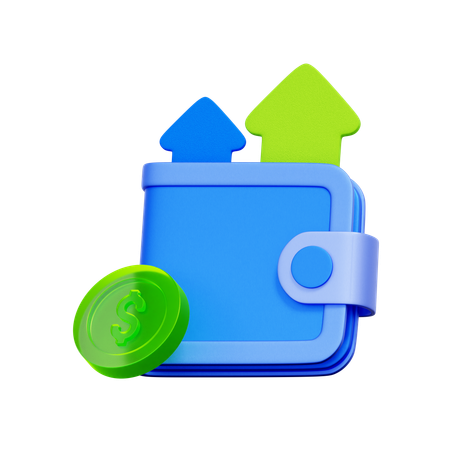 Croissance du portefeuille de revenus  3D Icon