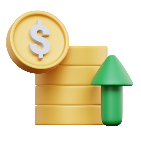 Revenue  3D Icon