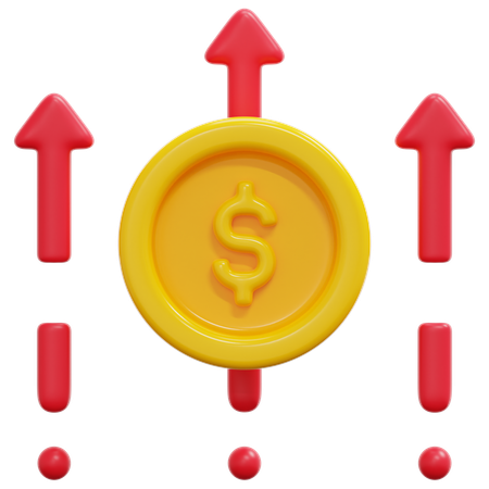 Revenue  3D Icon